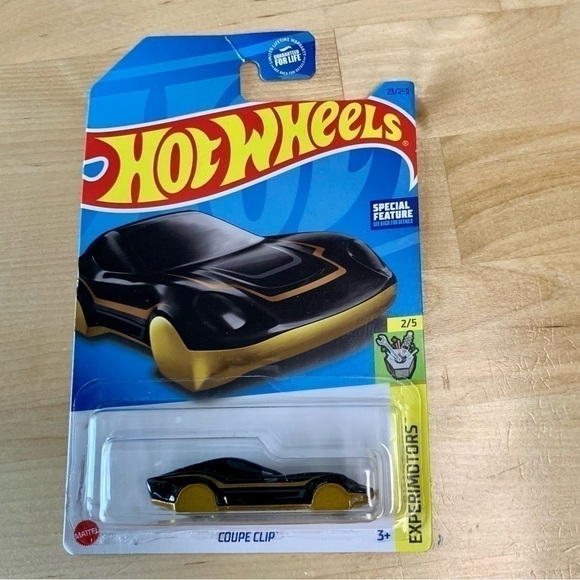 HOT Wheels Coupe Clip (Black) 2023 Experimotors Collectible Die Cast Car NWT - Picture 2 of 9